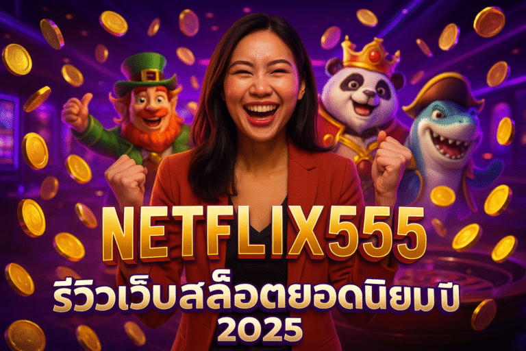 NETFLIX555 รีวิวเว็บสล็อตยอดนิยมปี 2025