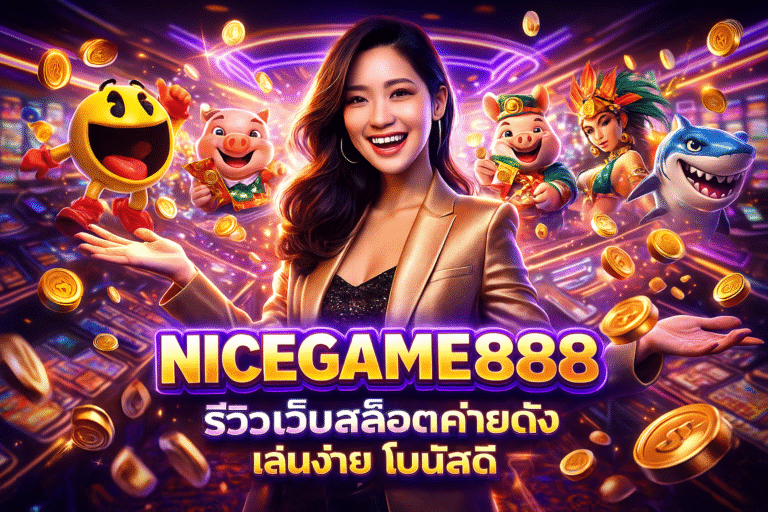 NICEGAME888 รีวิวเว็บสล็อตค่ายดัง เล่นง่าย โบนัสดี