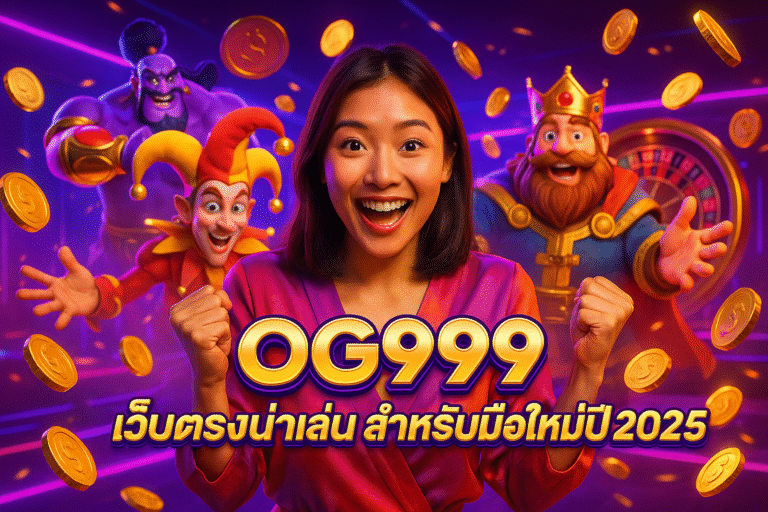 OG999 เว็บตรงน่าเล่น สำหรับมือใหม่ปี 2025