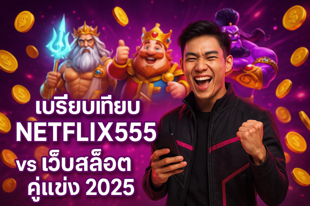 เปรียบเทียบ NETFLIX555 vs เว็บสล็อตคู่แข่ง 2025